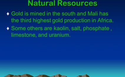 Gold production in Africa