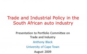 South African Auto industry